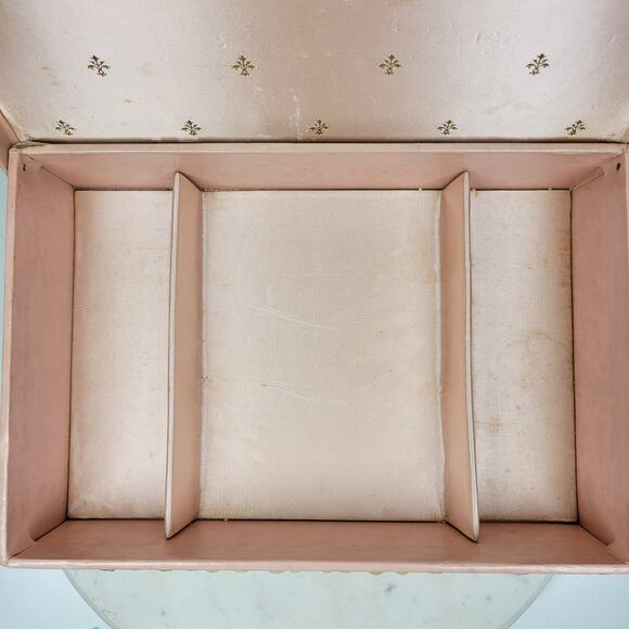 Vintage Shell Jewelry Box Satin Lined Handmade Coastal Trinket Organizer 12.5” - Picture 6 of 16